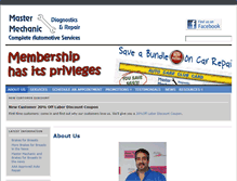 Tablet Screenshot of master-mechanic.com